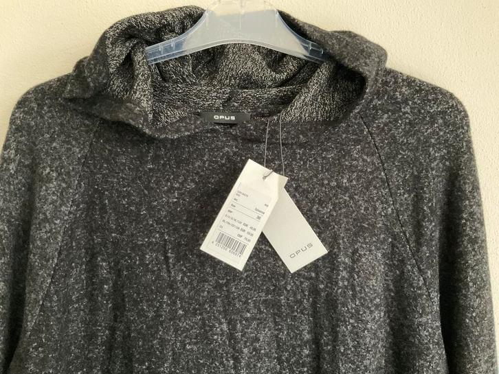 Opus nieuwe trui, hoodie, zwart gemêleerd , maat 36, Kleding | Dames, Truien en Vesten, Nieuw, Maat 36 (S), Zwart, Ophalen of Verzenden