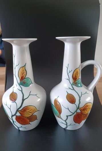 Flora Holland Gouda Porselein "Herfst" Vaas beschikbaar voor biedingen