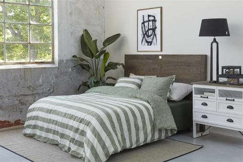 Riviera Maison dekbedovertrek LINDY LINES half geld, Huis en Inrichting, Slaapkamer | Beddengoed, Nieuw, Dekbedovertrek, Eenpersoons
