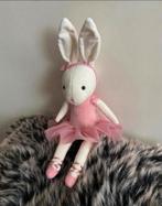 Konijn knuffel, roze met tutu / ballerina jurk. 35 cm, Verzenden, Zo goed als nieuw, Konijn