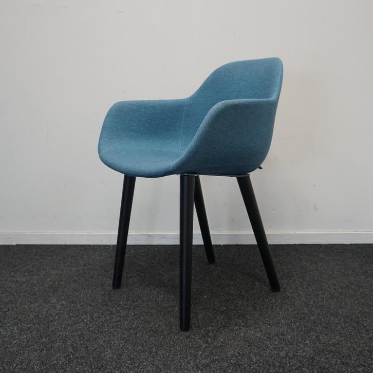 Crassevig Pola Round Vergaderstoelen | Blauw | Design Stoel, Huis en Inrichting, Stoelen, Gebruikt, Vijf, Zes of meer stoelen