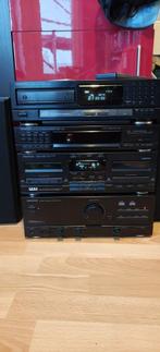 Kenwood M-63 stereo set, versterker, CD, tapedeck en tuner, Cd-speler, Gebruikt, Losse componenten, Ophalen