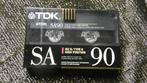 1x TDK SA 90 –Cassette- 90min. 1990.NIEUW-in folie!  -adv.12, Cd's en Dvd's, Cassettebandjes, Onbespeeld, Ophalen, 1 bandje, Nieuw in verpakking