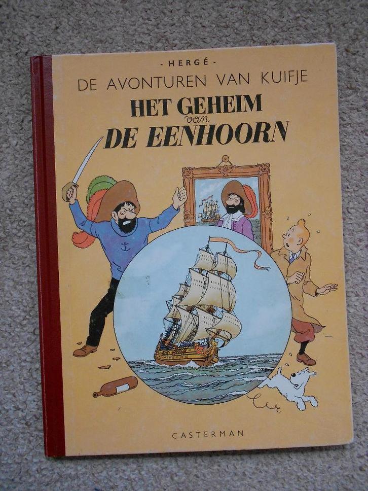 Kuifje - Het Geheim van de Eenhoorn - hc facs 1e druk 2002, Boeken, Stripboeken, Zo goed als nieuw, Eén stripboek, Ophalen of Verzenden