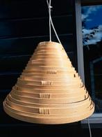 Lamp bamboe, Huis en Inrichting, Lampen | Hanglampen, Natuurlijk, Ophalen of Verzenden, Zo goed als nieuw, Minder dan 50 cm