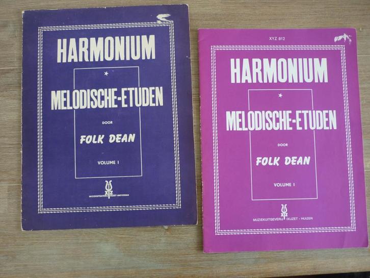 Folk Dean -Harmonium Melodische-Etuden -  Deel 1, Muziek en Instrumenten, Bladmuziek, Gebruikt, Les of Cursus, Orgel, Ophalen of Verzenden