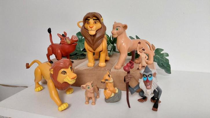 Lion king figuren, Verzamelen, Disney, Zo goed als nieuw, Beeldje of Figuurtje, Leeuwenkoning of Jungle Boek, Ophalen of Verzenden