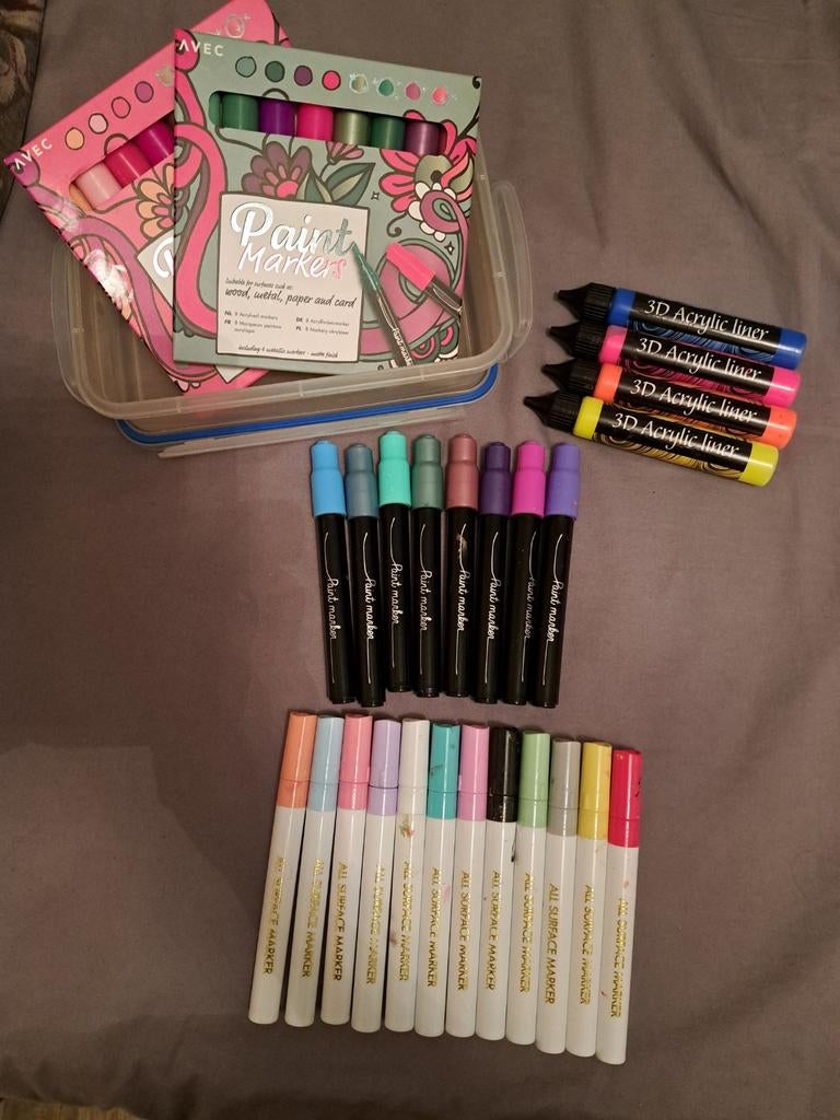 Stiften en verfmarkers - Nieuw en gebruikt, Ophalen of Verzenden, Zo goed als nieuw, Overige typen