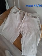 Beige broek gratis 44/46, Kleding | Dames, Ophalen, Gedragen, Maat 42/44 (L), Beige