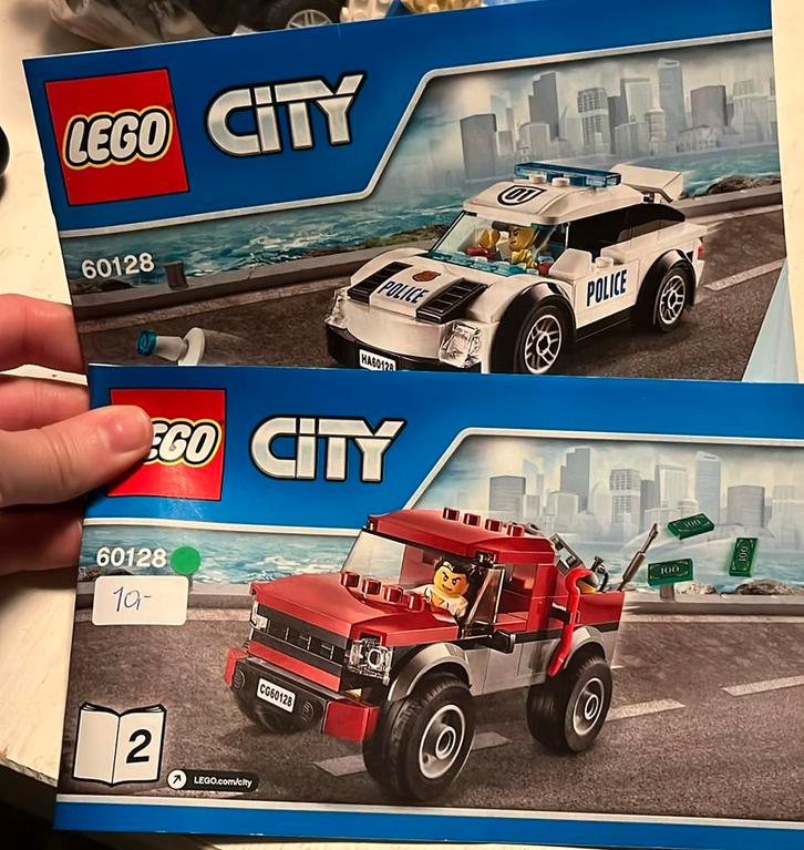 Lego City 60128 Politieachtervolging, Kinderen en Baby's, Speelgoed | Duplo en Lego, Zo goed als nieuw, Lego, Complete set, Ophalen of Verzenden