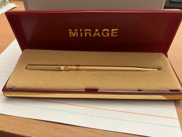 Vintage mirage pen goud kleurig beschikbaar voor biedingen