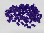 Partij 100x nieuwe 1x2 Lego plaatjes in donkere kleuren, Ophalen of Verzenden, Nieuw, Losse stenen, Lego
