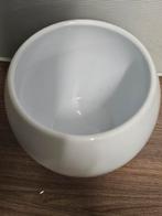 Gratis plantenpot wit, Tuin en Terras, Bloempotten, Ophalen, Rond, Aardewerk, Binnen