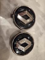 Naafdop Renault Zwart 2x, Ophalen of Verzenden