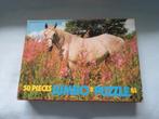 Vintage puzzel paard 50 stukjes Jumbo ZGAN, Ophalen of Verzenden, Minder dan 500 stukjes, Zo goed als nieuw, Legpuzzel