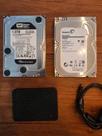 3 harde schijven, 2x 1TB, 1x extern 320GB, Ophalen of Verzenden, Gebruikt, Desktop, USB