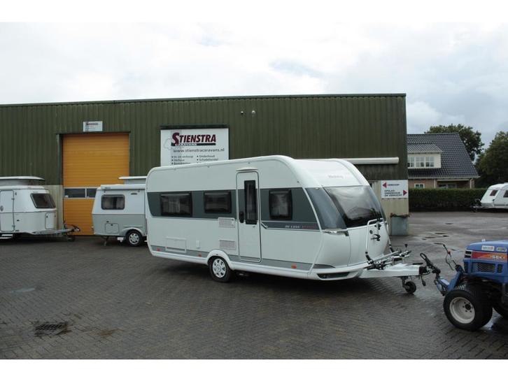 Hobby De Luxe Edition 460 LU Enkele bedden Mover Tent, Caravans en Kamperen, Caravans, Bedrijf, tot en met 4, 1000 - 1250 kg, Rondzit