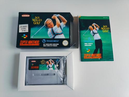 Jack Nicklaus Golf Compleet SNES Super Nintendo, Spelcomputers en Games, Games | Nintendo Super NES, Gebruikt, Sport, 2 spelers