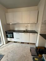 Zo goed als nieuw keukenblok, Huis en Inrichting, Keuken | Complete keukens, Ophalen, Zo goed als nieuw, Wit, Enkelwandige keuken