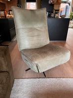 Moderne elektrische fauteuil groen, Leer, Ophalen