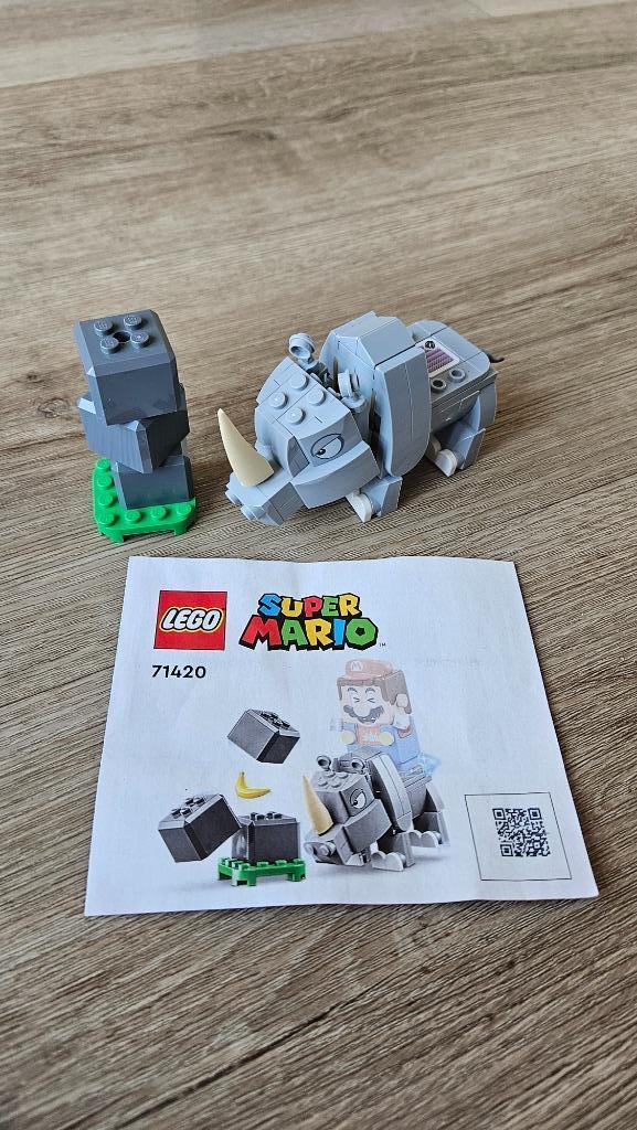 Lego Super Mario 71420 - Uitbreidingsset Rambi de neushoorn, Kinderen en Baby's, Speelgoed | Duplo en Lego, Zo goed als nieuw