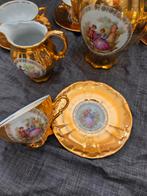 Mokka Koffie/Thee Servies - Verguld, Antiek en Kunst, Antiek | Servies compleet, Ophalen