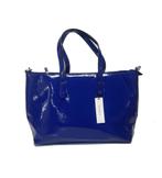 Partij tassen blauwe Carpisa lak handtassen schoudertassen, Nieuw, Handtas, Blauw, Ophalen of Verzenden