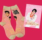 ELVIS PRESLEY SOKKEN + VERJAARDAGS KAART ELVIS PRESLEY, Ophalen of Verzenden, Nieuw