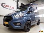 Ford Nugget 185 PK Chromablauw metallic, Caravans en Kamperen, Campers, Buscamper of Camperbus, Koelkast, Hefdak, Airbags
