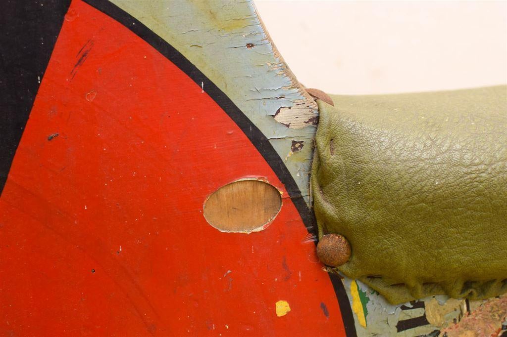 Houten Motor voor een draaimolen 1955 49327, Verzamelen, Ophalen of Verzenden, Gebruikt