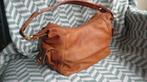 My Lady leren tas, caramel kleur, schoudertas, 7 vakken, Verzenden, Gebruikt, Bruin, Schoudertasje