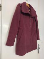 Bordeaux rode jas/ mantel, Ophalen of Verzenden, Zo goed als nieuw, Maat 38/40 (M), Rood