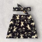 Handgemaakt Rokje met Haarband - Eenhoorns, Meisje, Handgemaakt, Nieuw, Ophalen of Verzenden