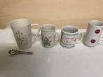 nieuwe KERSTbeker, aardbei beker, MAMA beker , D.E.kopjes, Ophalen of Verzenden, Zo goed als nieuw, Overige stijlen, Kop(pen) en/of Schotel(s)