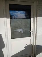 Deur met slot en sleutel - 102x210 cm, Gebruikt, Buitendeur, Glas, 200 tot 215 cm