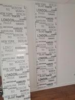 Wandborden met tekst 237 hoog 61 breed, Huis en Inrichting, Ophalen, Zo goed als nieuw