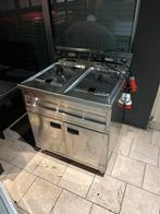 Combisteel dubbele friteuse op krachtstroom, 4 liter of meer, Ophalen of Verzenden, Zo goed als nieuw, Duo-friteuse