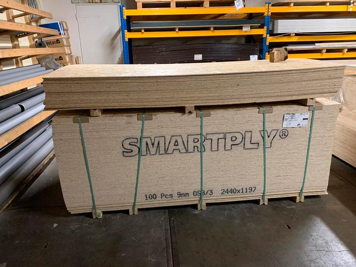 OSB Platen 9 mm., Doe-het-zelf en Verbouw, Overige Doe-het-zelf en Verbouw, Nieuw, Ophalen of Verzenden