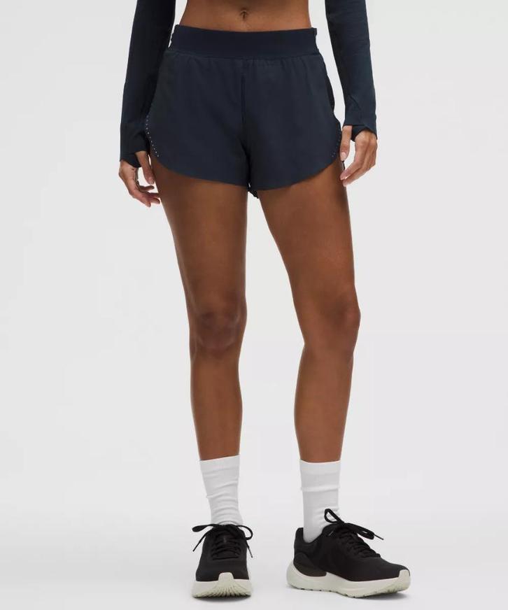 Lululemon Fast and Free High-Rise Classic-Fit Split Short 3", Kleding | Dames, Sportkleding, Nieuw, Hardlopen of Fietsen, Maat 36 (S)