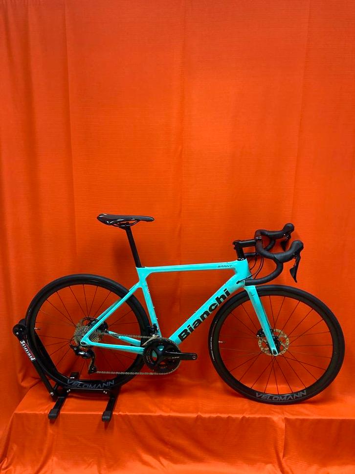 Bianchi sprint racefiets Shimano 105 + powermeter - Veloman, Fietsen en Brommers, Fietsen | Racefietsen, Zo goed als nieuw, Heren