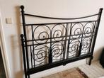 Ikea Noresund bed 160x200, Huis en Inrichting, Ophalen, Zwart, Tweepersoons, Zo goed als nieuw