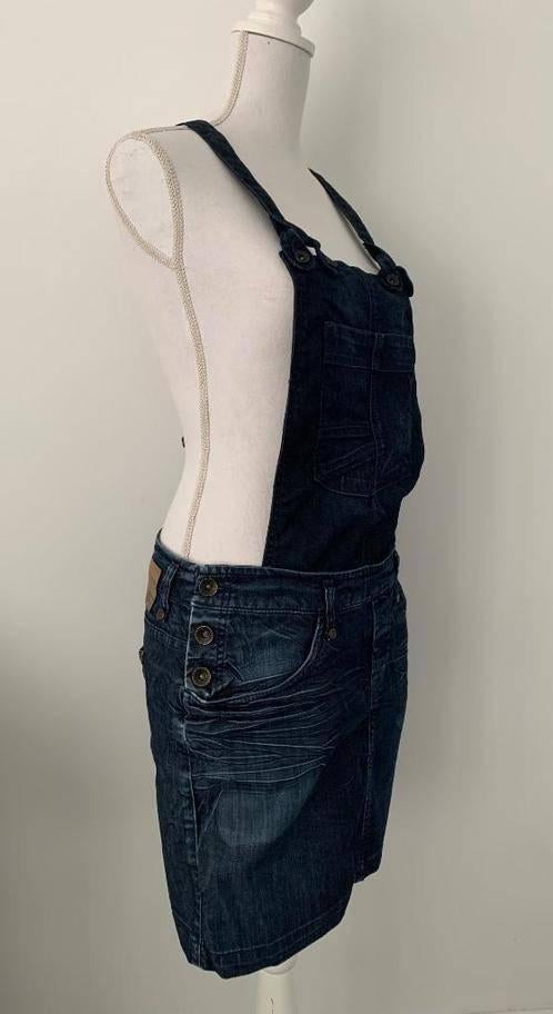 Freeman T Porter jeans tuinpakje/ rokje maat 40 - 42!, Maat 38/40 (M), Zo goed als nieuw, Freeman T Porter, Boven de knie