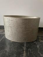 Ovaal zilverkleurige lampenkap, Ophalen of Verzenden, Ovaal, Minder dan 25 cm