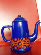 blauw emaille koffiepot, Ophalen of Verzenden