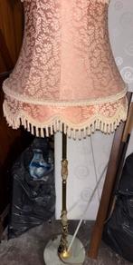 Staande lamp vloerlamp schemerlamp vintage antiek franjes, Ophalen of Verzenden, Gebruikt, 150 tot 200 cm