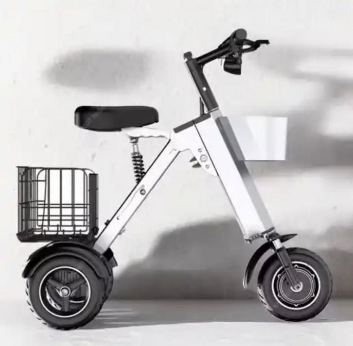 Opbouwbare elektrische scooter voor volwassenen, Fietsen en Brommers, Fietsen | Vouwfietsen, Zo goed als nieuw, Minder dan 14 inch