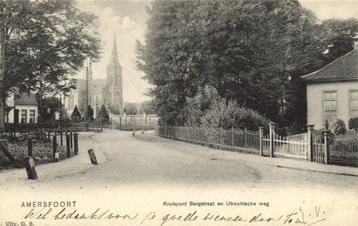 Amersfoort - Kruispunt Bergstraat en Utrechtsche weg - 1908  beschikbaar voor biedingen