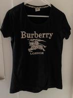Dames t-shirt Zwart Burberry S/M M, Burberry, Maat 38/40 (M), Ophalen of Verzenden, Zo goed als nieuw