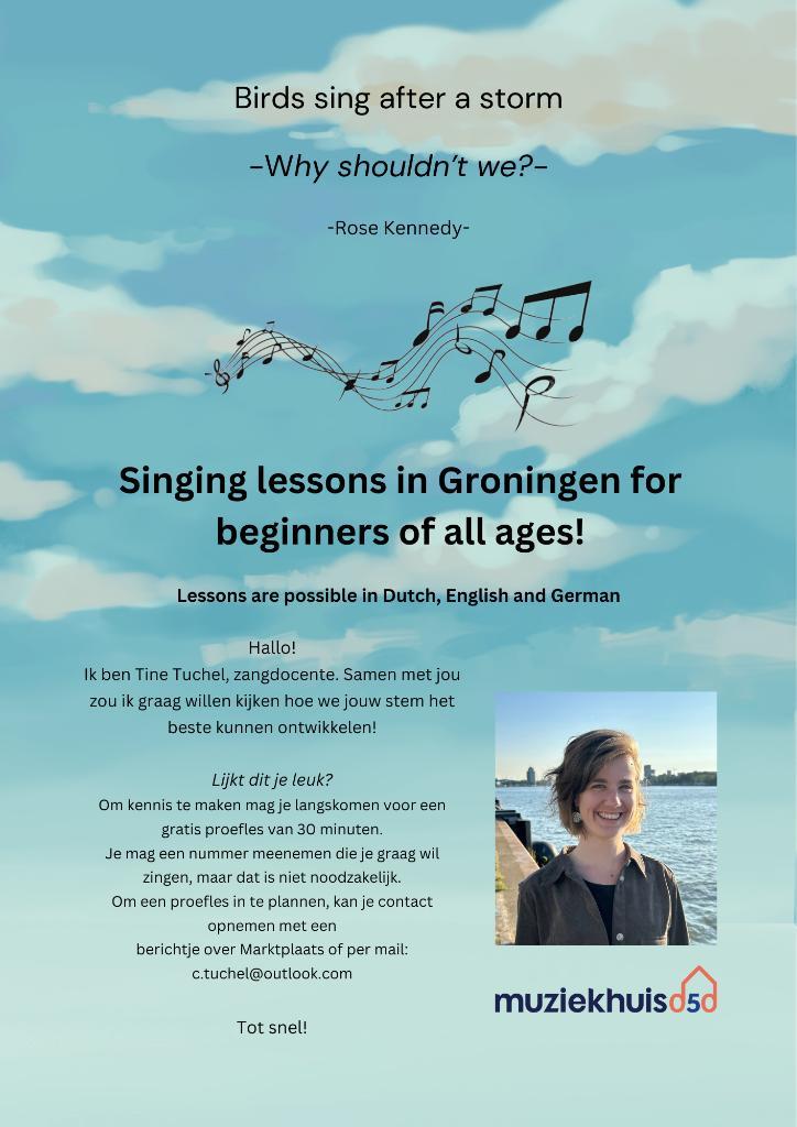 Zangles in Groningen // Singing lessen in Groningen // Gesan, Diensten en Vakmensen, Muziekles en Zangles, Zangles, Privéles