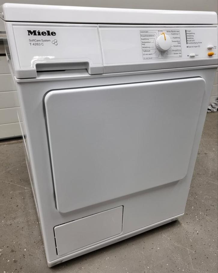 Miele Softcare condensdroger in nieuwstaat, Witgoed en Apparatuur, Wasdrogers, Zo goed als nieuw, Condens, 6 tot 8 kg, Minder dan 85 cm